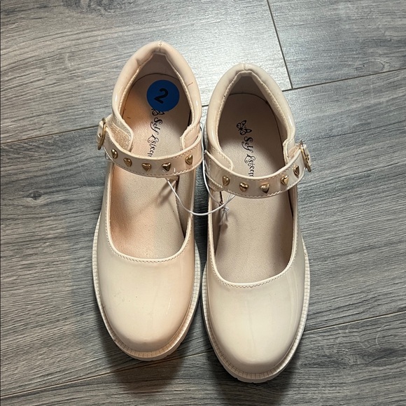 Self Esteem Other - Self Esteem Cream Mary Jane Flats with Heart Accents